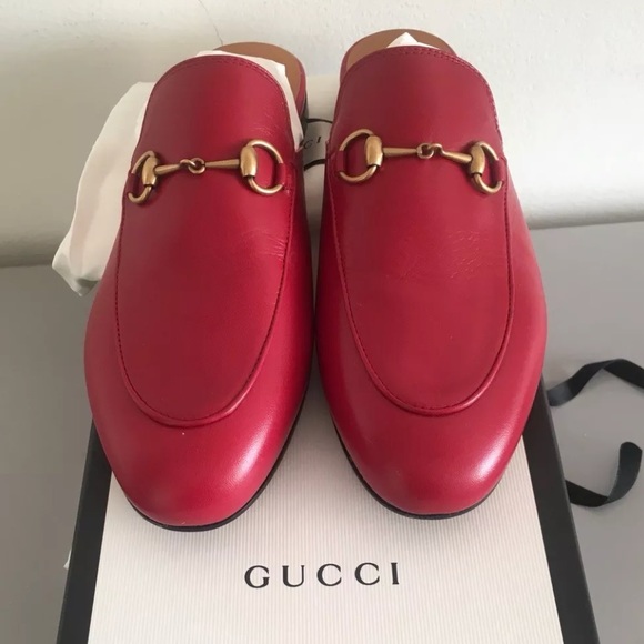 gucci princetown red